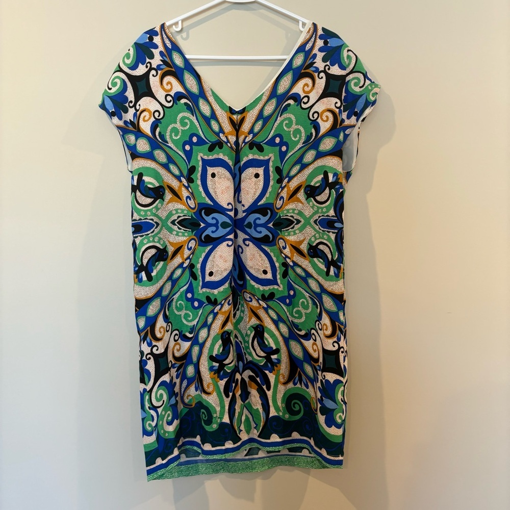 Maeve Anthropologie Elegant Multicolor Patterned Dress Medium - Picture 8 of 12